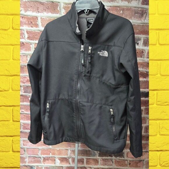 The North Face Windproof Water-Resistant Jacket – Youth Size Large 14/16 – Black - Picture 1 of 7